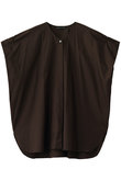 V neck wide tunic shirt シャツ