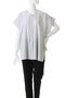 V neck wide tunic shirt シャツ ミズイロインド/mizuiro ind