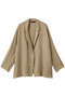 linen shirt JK ジャケット ミズイロインド/mizuiro ind beige
