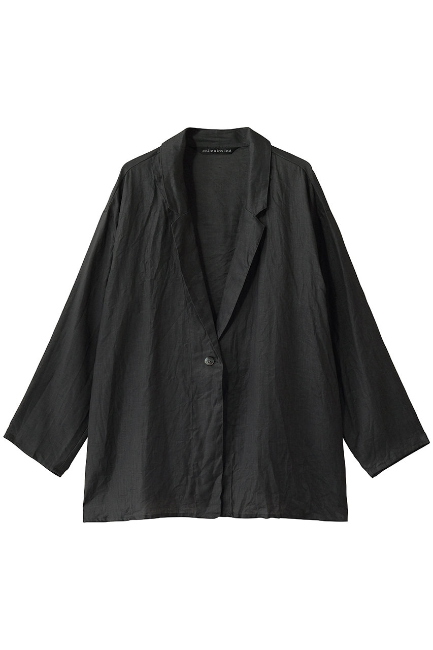ミズイロインド/mizuiro indのlinen shirt JK ジャケット(c.gray/2-230147)