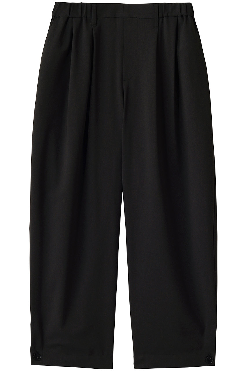 ミズイロインド/mizuiro indのtuck hem cocoon PT パンツ(c.gray/2-260103A)