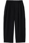 tuck hem cocoon PT パンツ ミズイロインド/mizuiro ind black