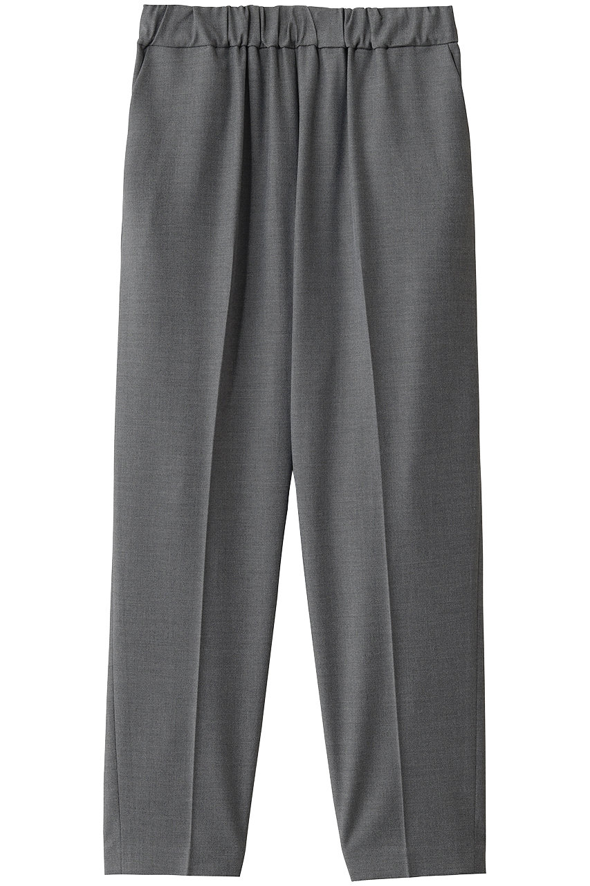 ミズイロインド/mizuiro indのT/R center press PT パンツ(gray/3-260107A)