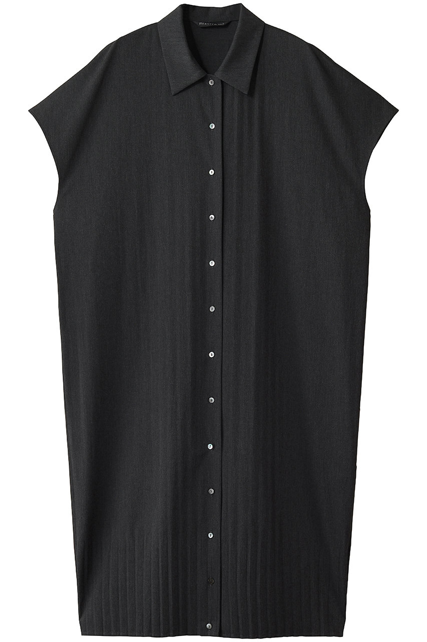 ミズイロインド/mizuiro indのpleats hem OP ワンピース(c.gray/3-250076)