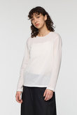 tricot long slv crew neck T Tシャツ