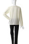 tricot long slv crew neck T Tシャツ ミズイロインド/mizuiro ind