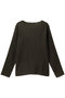 pleats like crew neck P/O プルオーバー ミズイロインド/mizuiro ind khaki