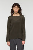pleats like crew neck P/O プルオーバー