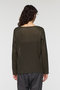 pleats like crew neck P/O プルオーバー ミズイロインド/mizuiro ind