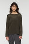 pleats like crew neck P/O プルオーバー ミズイロインド/mizuiro ind