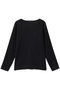 pleats like crew neck P/O プルオーバー ミズイロインド/mizuiro ind black