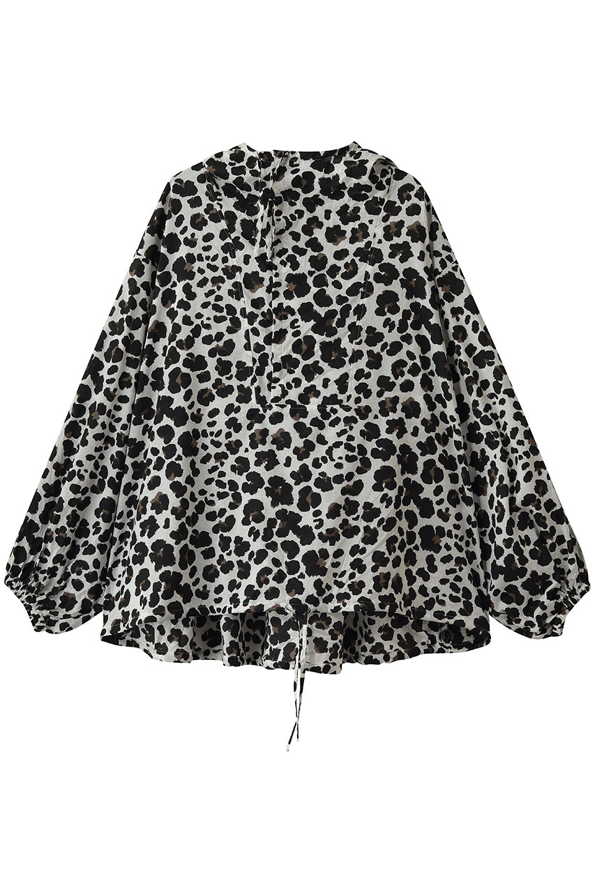 animal print hood P/O プルオーバー