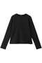 organic cotton blend lace P/O プルオーバー ミズイロインド/mizuiro ind black