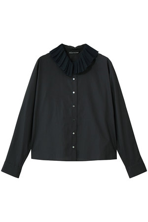 ミズイロインド/mizuiro indのpleats collar shirt シャツ(110400/110403)