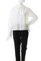 pleats collar shirt シャツ ミズイロインド/mizuiro ind