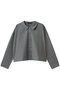T/R wide shirt シャツ ミズイロインド/mizuiro ind gray