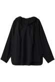 hooded gather neck shirt シャツ