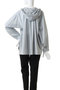 hooded gather neck shirt シャツ ミズイロインド/mizuiro ind