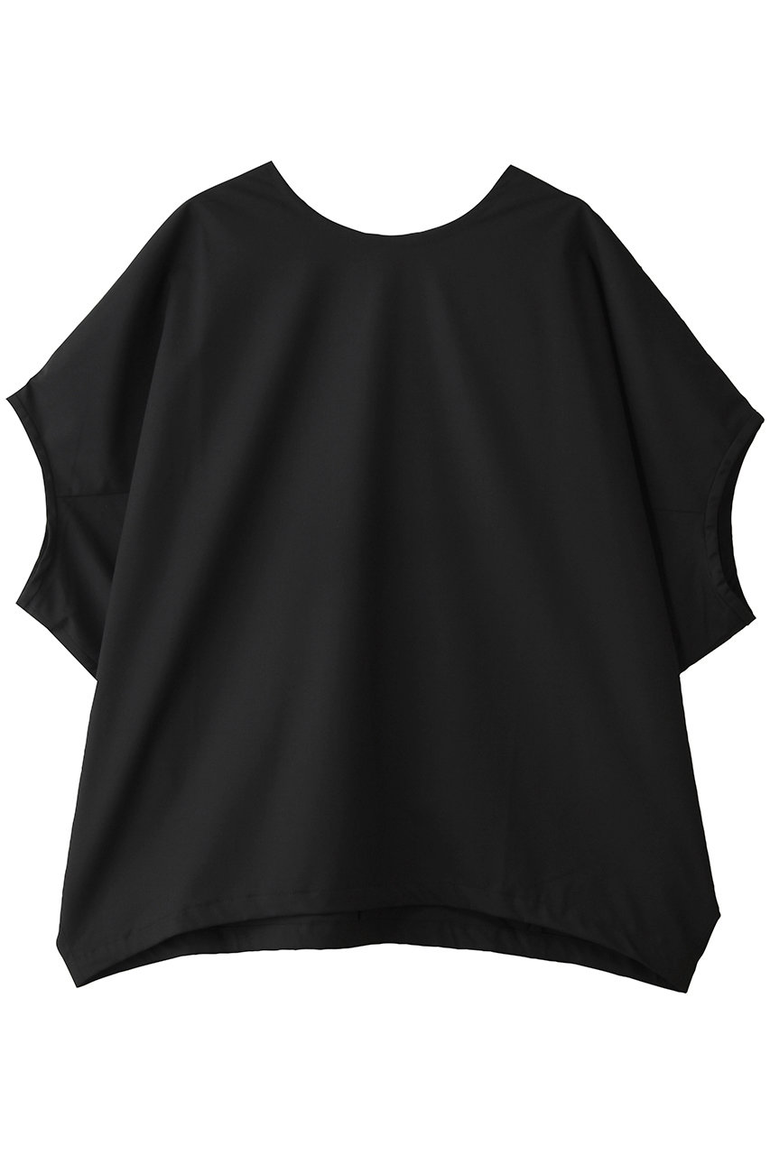 ミズイロインド/mizuiro indのT/R cocoon wide P/O プルオーバー(black/3-230128)
