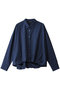 long slv ballon shirt シャツ ミズイロインド/mizuiro ind blue
