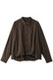 long slv ballon shirt シャツ ミズイロインド/mizuiro ind brown