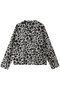 animal print shirt シャツ ミズイロインド/mizuiro ind c.gray