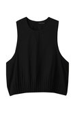 pleats hem short vest ベスト