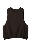 pleats hem short vest ベスト