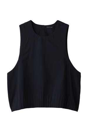 ミズイロインド/mizuiro indのpleats hem short vest ベスト(110300/110301)