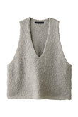 hairy yarn V neck P/O プルオーバー