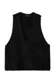 hairy yarn V neck P/O プルオーバー