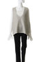 hairy yarn V neck P/O プルオーバー ミズイロインド/mizuiro ind