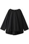 drawstrings crew neck P/O プルオーバー ミズイロインド/mizuiro ind black