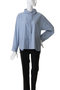 stripe gather neck shirt シャツ ミズイロインド/mizuiro ind