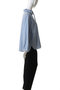 stripe gather neck shirt シャツ ミズイロインド/mizuiro ind