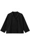 double breasted shirt シャツ ミズイロインド/mizuiro ind black