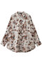 print wide shirt シャツ ミズイロインド/mizuiro ind pink