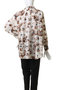 print wide shirt シャツ ミズイロインド/mizuiro ind