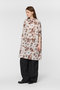 print shirt collar OP ワンピース ミズイロインド/mizuiro ind