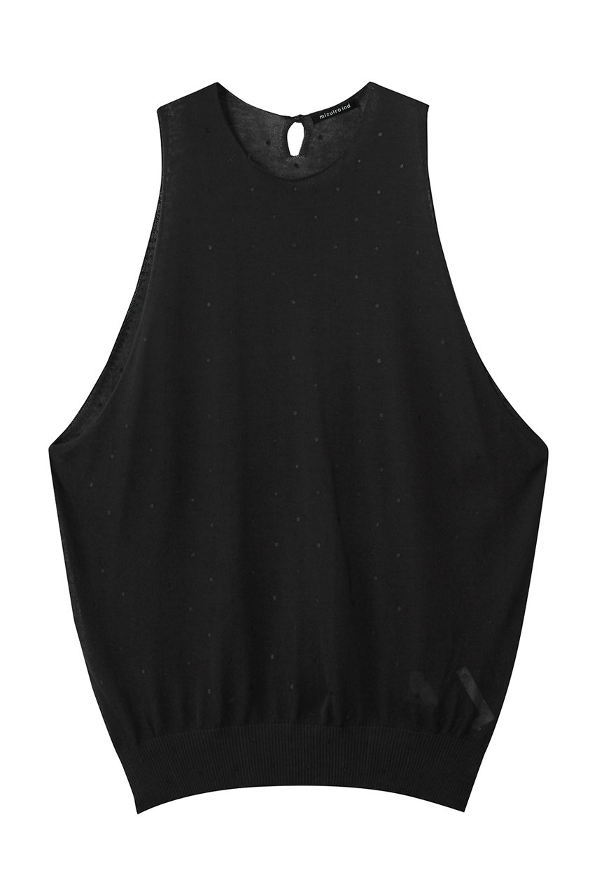 ミズイロインド/mizuiro indのdots print vest ベスト(c.gray/3-220155)