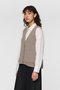 slub like V neck vest ベスト ミズイロインド/mizuiro ind