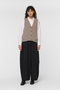slub like V neck vest ベスト ミズイロインド/mizuiro ind