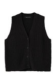 slub like V neck vest ベスト