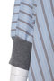 stripe cocoon P/O プルオーバー ミズイロインド/mizuiro ind