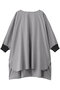 stripe cocoon P/O プルオーバー ミズイロインド/mizuiro ind gray
