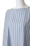 stripe cocoon P/O プルオーバー ミズイロインド/mizuiro ind