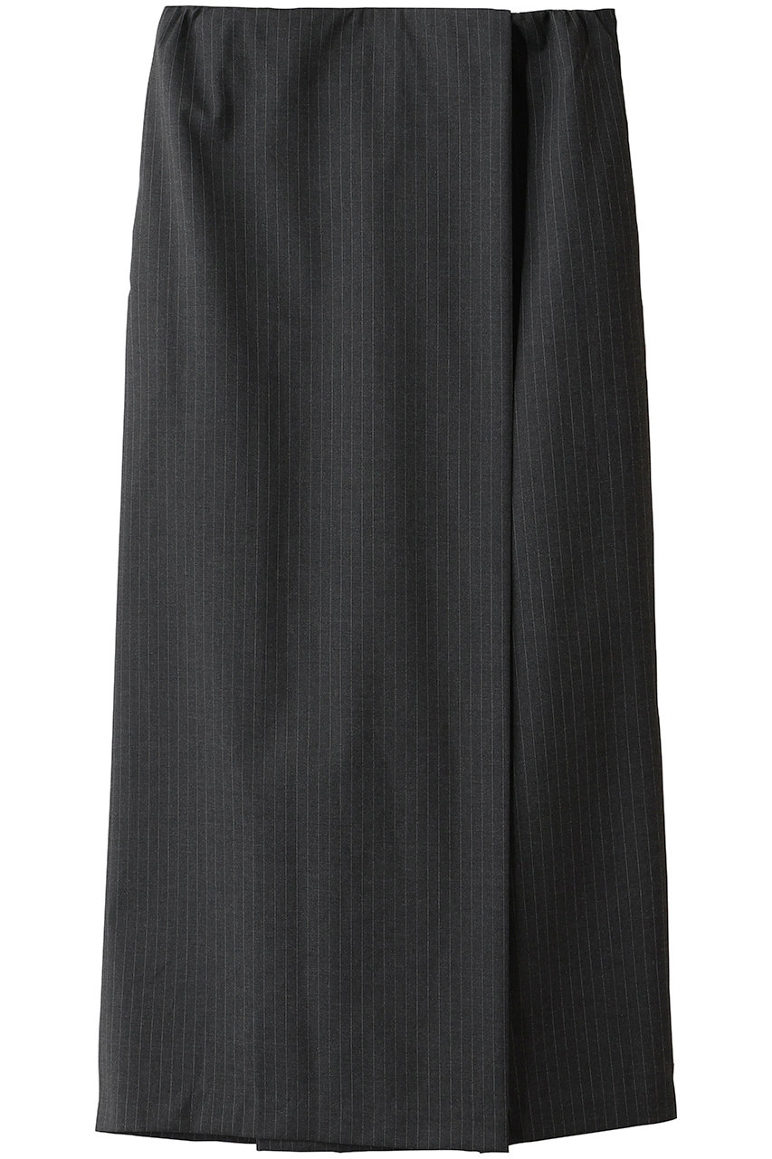 ミズイロインド/mizuiro indのstripe wrap like PT パンツ(grayA/3-260099)