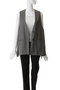 deep V neck wide vest ベスト ミズイロインド/mizuiro ind
