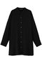 T/R wide tunic shirt シャツ ミズイロインド/mizuiro ind black