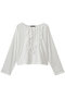 frill P/O T Tシャツ ミズイロインド/mizuiro ind off white